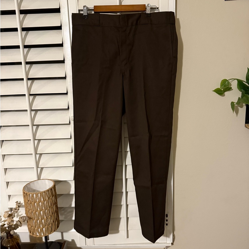 Chocolate brown 874 Dickies pants size 36”x30” - Picture 4 of 6